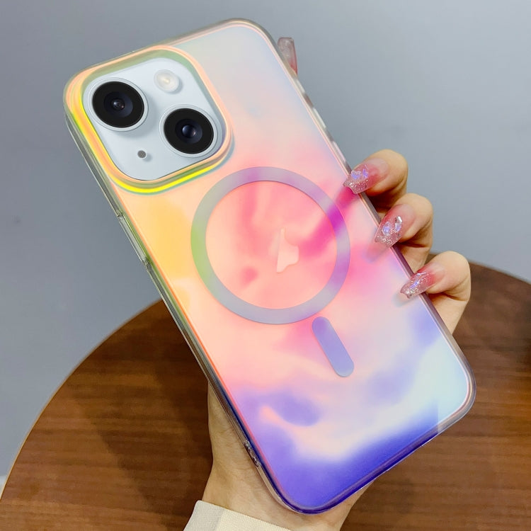 Gradient MagSafe PC Hybrid TPU Phone Case, For iPhone 15 Plus, For iPhone 15, For iPhone 14, For iPhone 14 Pro, For iPhone 14 Pro Max, For iPhone 13 Pro Max