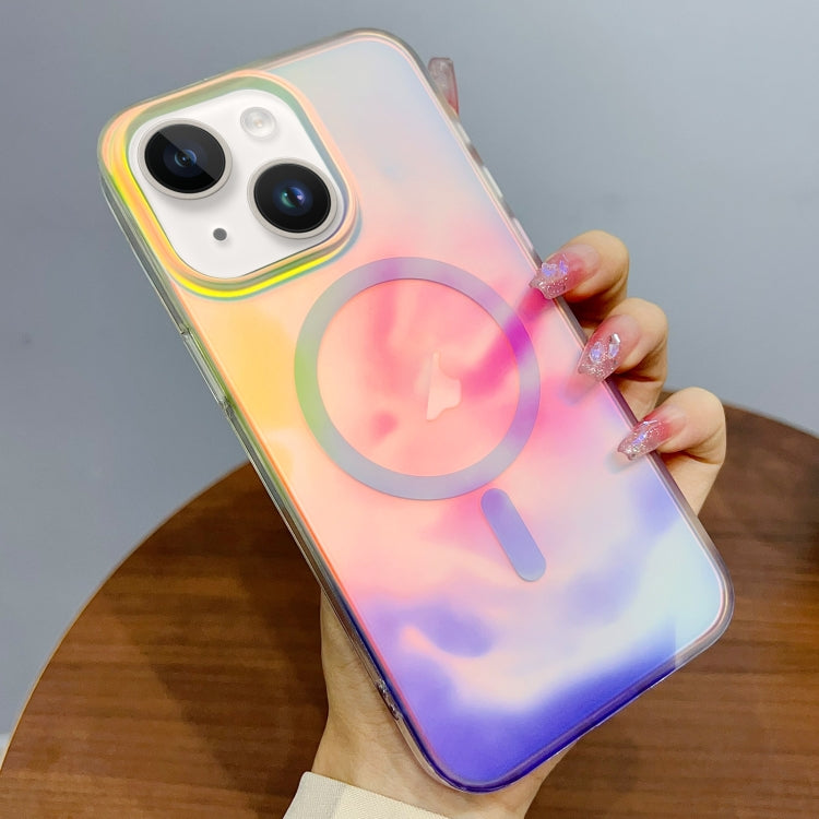 Gradient MagSafe PC Hybrid TPU Phone Case, For iPhone 15 Plus, For iPhone 15, For iPhone 14, For iPhone 14 Pro, For iPhone 14 Pro Max, For iPhone 13 Pro Max