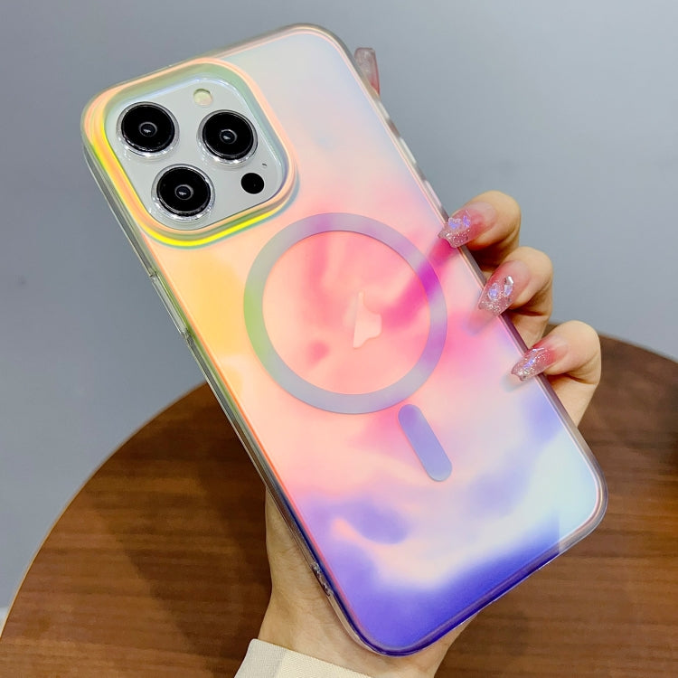 Gradient MagSafe PC Hybrid TPU Phone Case, For iPhone 15 Plus, For iPhone 15, For iPhone 14, For iPhone 14 Pro, For iPhone 14 Pro Max, For iPhone 13 Pro Max