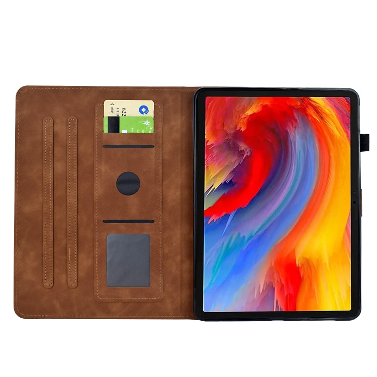 Flowers and Bird Embossed Smart Leather Tablet Case