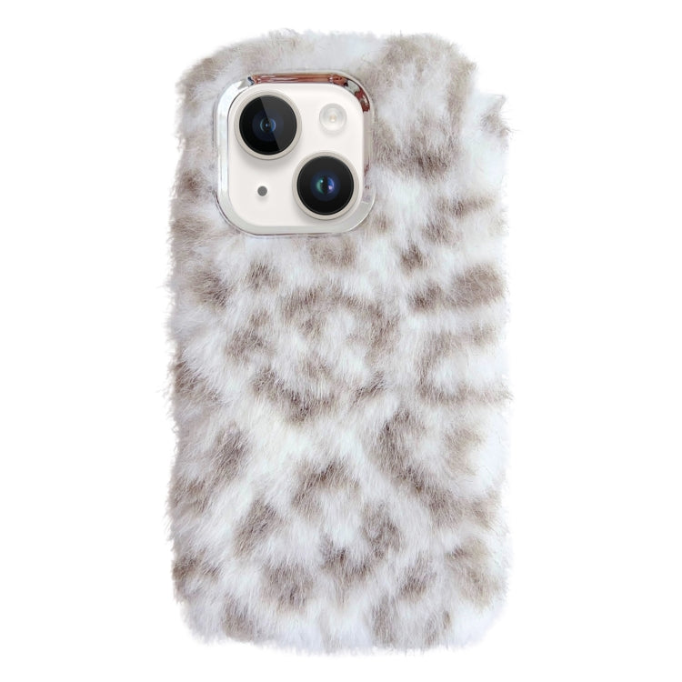 Leopard Print Plush TPU Phone Case, For iPhone 15 Plus, For iPhone 15, For iPhone 14 Plus, For iPhone 14, For iPhone 14 Pro, For iPhone 14 Pro Max