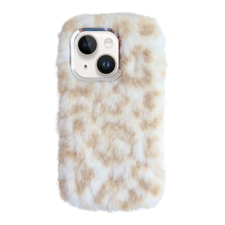 Leopard Print Plush TPU Phone Case, For iPhone 15 Plus, For iPhone 15, For iPhone 14 Plus, For iPhone 14, For iPhone 14 Pro, For iPhone 14 Pro Max