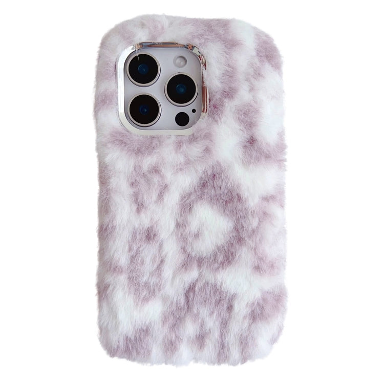 Leopard Print Plush TPU Phone Case, For iPhone 15 Plus, For iPhone 15, For iPhone 14 Plus, For iPhone 14, For iPhone 14 Pro, For iPhone 14 Pro Max