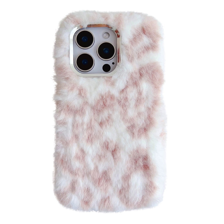 Leopard Print Plush TPU Phone Case, For iPhone 15 Plus, For iPhone 15, For iPhone 14 Plus, For iPhone 14, For iPhone 14 Pro, For iPhone 14 Pro Max