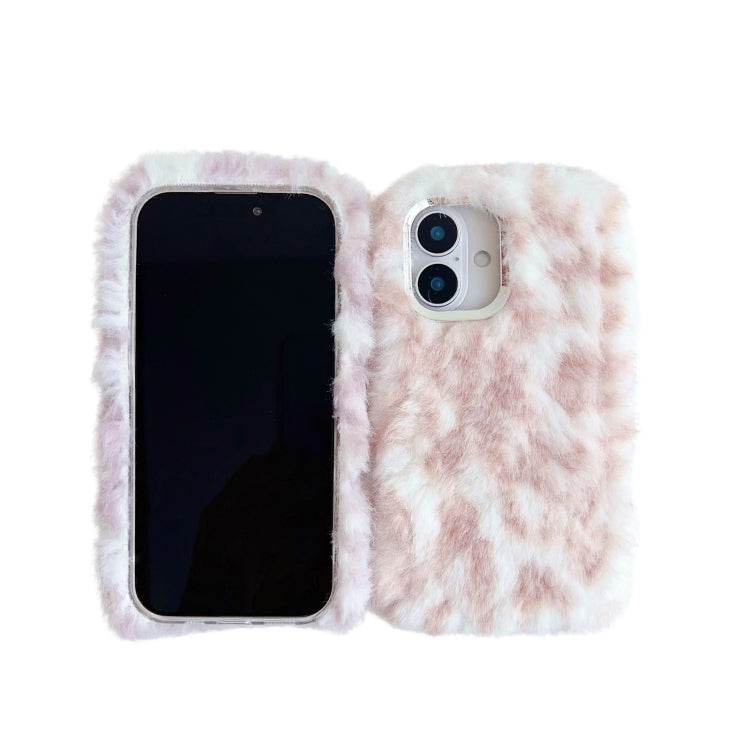 Leopard Print Plush TPU Phone Case, For iPhone 15 Plus, For iPhone 15, For iPhone 14 Plus, For iPhone 14, For iPhone 14 Pro, For iPhone 14 Pro Max