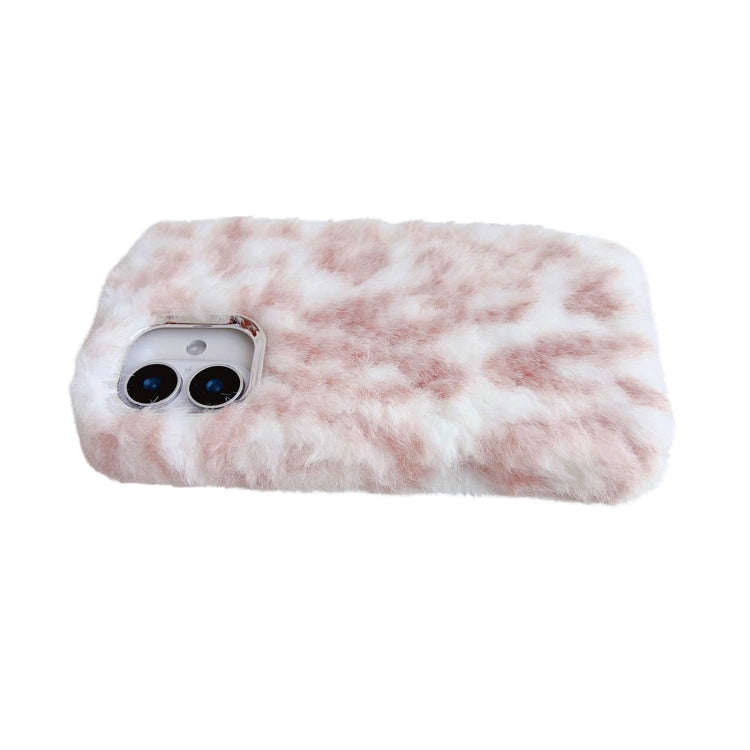Leopard Print Plush TPU Phone Case, For iPhone 15 Plus, For iPhone 15, For iPhone 14 Plus, For iPhone 14, For iPhone 14 Pro, For iPhone 14 Pro Max