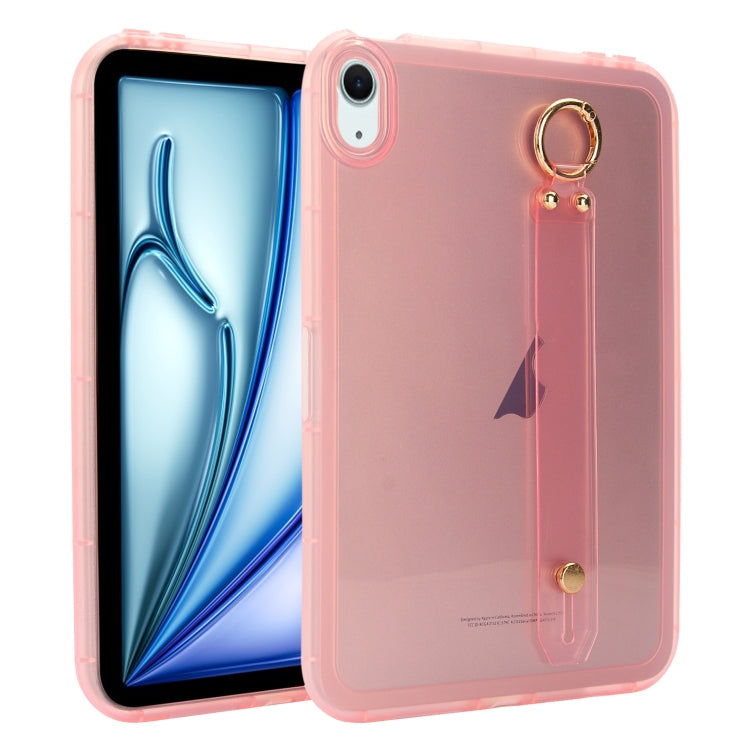 Wristband Holder PC Hybrid TPU Soft Tablet Case, For iPad 10th Gen 10.9 2022, For iPad Air 11 2024 / Air 11 2025, For iPad Air 13 2024 / Air 13 2025, For iPad mini 6 / mini 2024