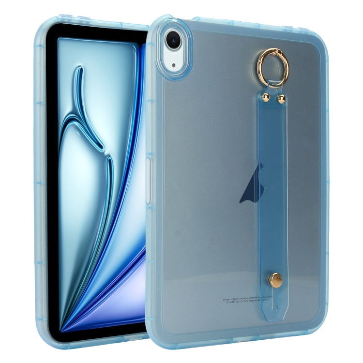 Wristband Holder PC Hybrid TPU Soft Tablet Case, For iPad 10th Gen 10.9 2022, For iPad Air 11 2024 / Air 11 2025, For iPad Air 13 2024 / Air 13 2025, For iPad mini 6 / mini 2024