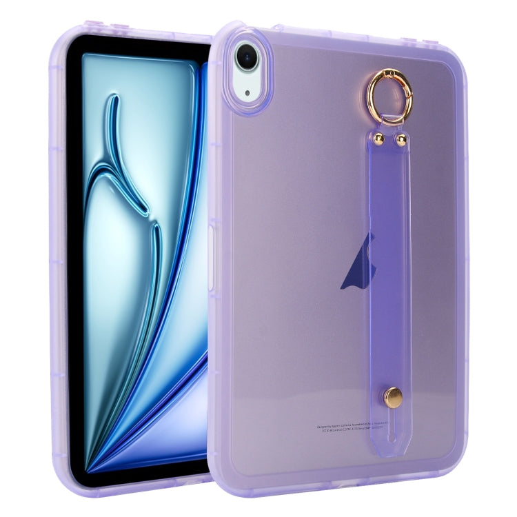 Wristband Holder PC Hybrid TPU Soft Tablet Case, For iPad 10th Gen 10.9 2022, For iPad Air 11 2024 / Air 11 2025, For iPad Air 13 2024 / Air 13 2025, For iPad mini 6 / mini 2024