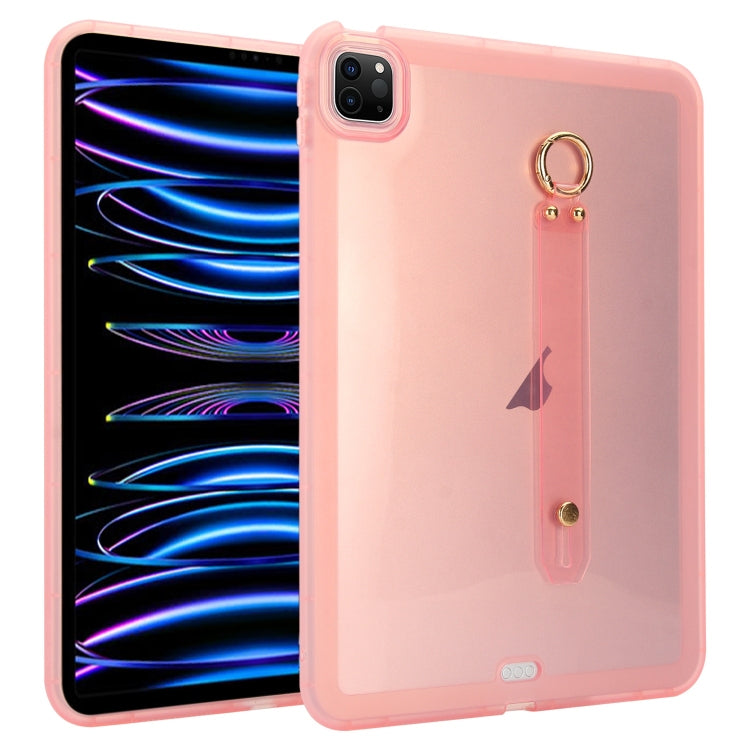 Wristband Holder PC Hybrid TPU Soft Tablet Case, For iPad Pro 13 2024, For iPad Pro 11 2024, For iPad Pro 12.9 2022 / 2021 / 2020, For iPad Pro 11 2022 / 2021 / 2020
