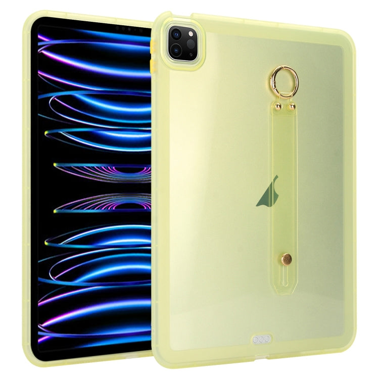 Wristband Holder PC Hybrid TPU Soft Tablet Case, For iPad Pro 13 2024, For iPad Pro 11 2024, For iPad Pro 12.9 2022 / 2021 / 2020, For iPad Pro 11 2022 / 2021 / 2020