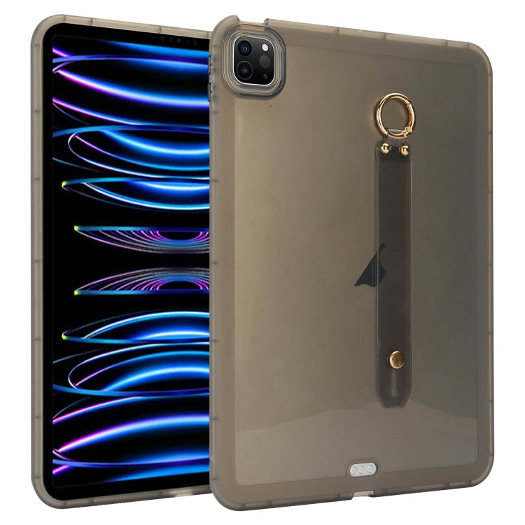 Wristband Holder PC Hybrid TPU Soft Tablet Case, For iPad Pro 13 2024, For iPad Pro 11 2024, For iPad Pro 12.9 2022 / 2021 / 2020, For iPad Pro 11 2022 / 2021 / 2020