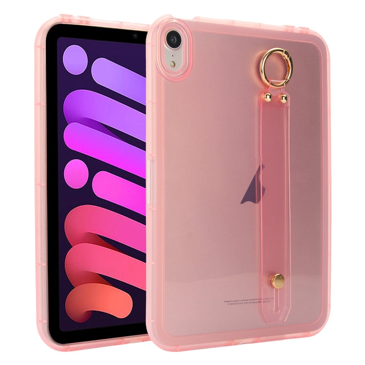Wristband Holder PC Hybrid TPU Soft Tablet Case, For iPad 10th Gen 10.9 2022, For iPad Air 11 2024 / Air 11 2025, For iPad Air 13 2024 / Air 13 2025, For iPad mini 6 / mini 2024