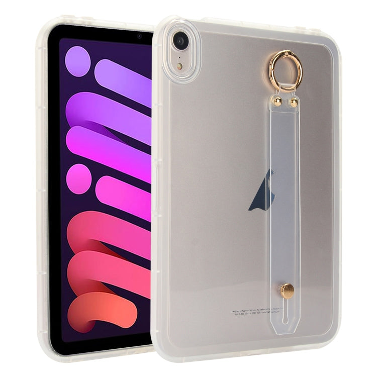 Wristband Holder PC Hybrid TPU Soft Tablet Case, For iPad 10th Gen 10.9 2022, For iPad Air 11 2024 / Air 11 2025, For iPad Air 13 2024 / Air 13 2025, For iPad mini 6 / mini 2024