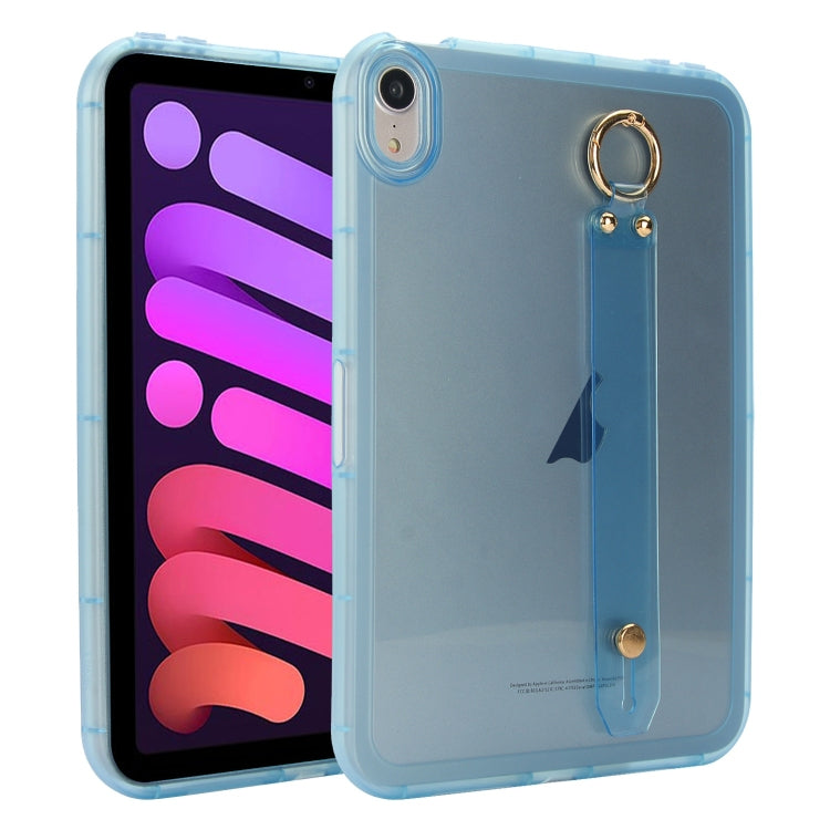 Wristband Holder PC Hybrid TPU Soft Tablet Case, For iPad 10th Gen 10.9 2022, For iPad Air 11 2024 / Air 11 2025, For iPad Air 13 2024 / Air 13 2025, For iPad mini 6 / mini 2024