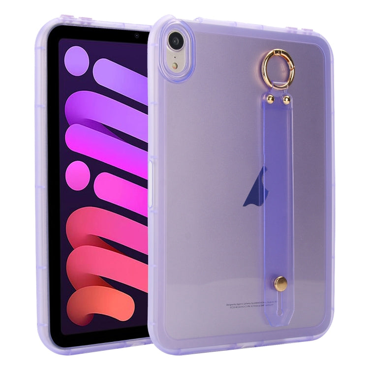 Wristband Holder PC Hybrid TPU Soft Tablet Case, For iPad 10th Gen 10.9 2022, For iPad Air 11 2024 / Air 11 2025, For iPad Air 13 2024 / Air 13 2025, For iPad mini 6 / mini 2024