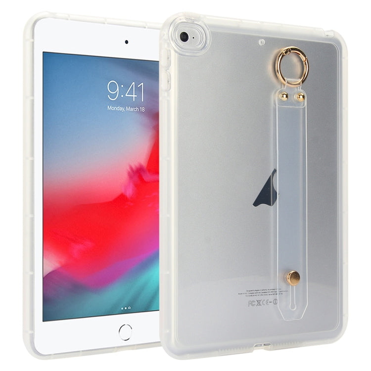 Wristband Holder PC Hybrid TPU Soft Tablet Case, For iPad Air 5 / Air 4 / Pro 11 2018, For iPad 10.2 2021 / 2020 / 2019, For iPad mini 5 / 4, For iPad Air 3 10.5 2019