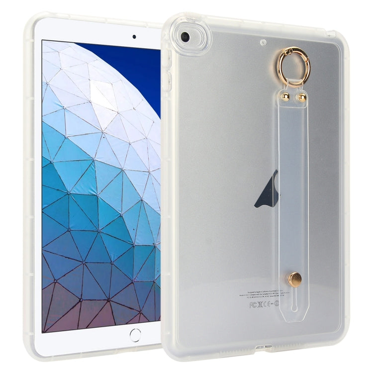 Wristband Holder PC Hybrid TPU Soft Tablet Case, For iPad Air 5 / Air 4 / Pro 11 2018, For iPad 10.2 2021 / 2020 / 2019, For iPad mini 5 / 4, For iPad Air 3 10.5 2019