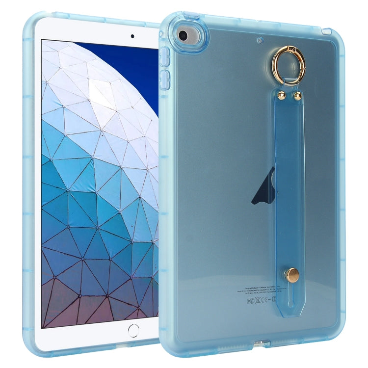 Wristband Holder PC Hybrid TPU Soft Tablet Case, For iPad Air 5 / Air 4 / Pro 11 2018, For iPad 10.2 2021 / 2020 / 2019, For iPad mini 5 / 4, For iPad Air 3 10.5 2019