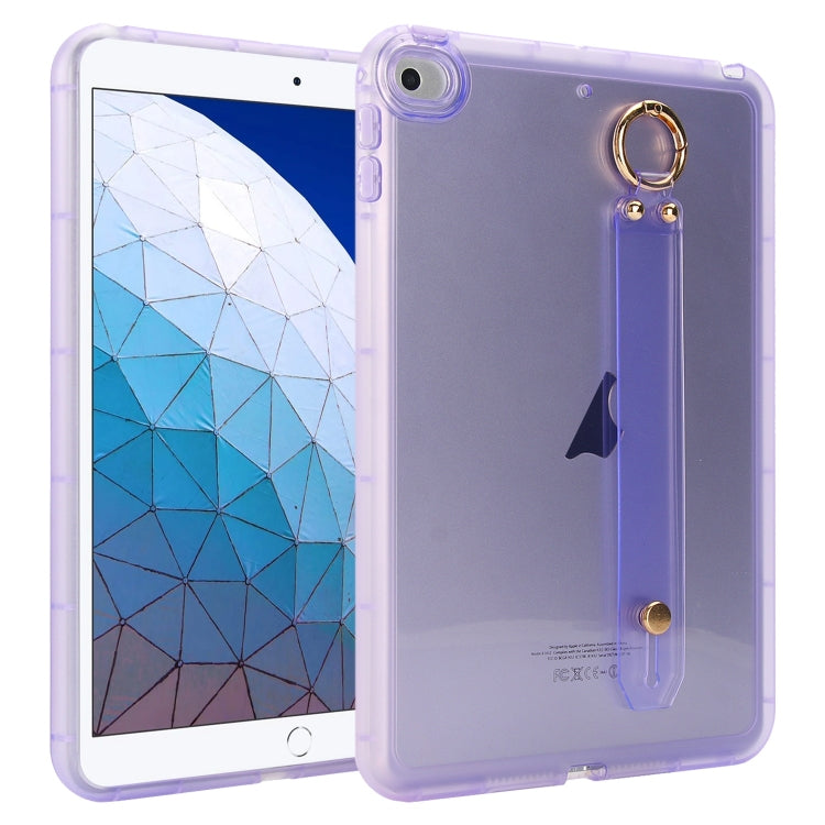 Wristband Holder PC Hybrid TPU Soft Tablet Case, For iPad Air 5 / Air 4 / Pro 11 2018, For iPad 10.2 2021 / 2020 / 2019, For iPad mini 5 / 4, For iPad Air 3 10.5 2019