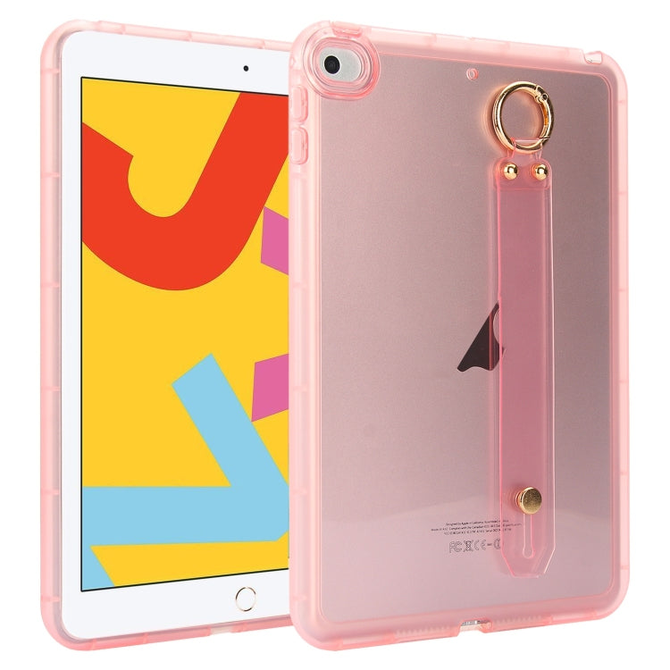 Wristband Holder PC Hybrid TPU Soft Tablet Case, For iPad Air 5 / Air 4 / Pro 11 2018, For iPad 10.2 2021 / 2020 / 2019, For iPad mini 5 / 4, For iPad Air 3 10.5 2019