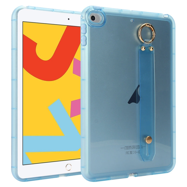 Wristband Holder PC Hybrid TPU Soft Tablet Case, For iPad Air 5 / Air 4 / Pro 11 2018, For iPad 10.2 2021 / 2020 / 2019, For iPad mini 5 / 4, For iPad Air 3 10.5 2019