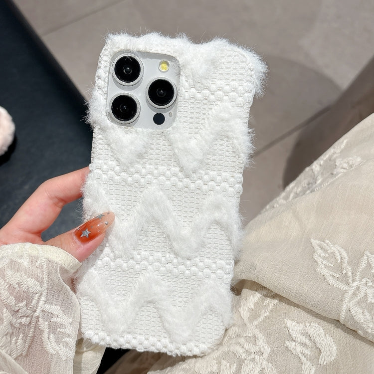 W-texture Plush TPU Phone Case, For iPhone 13 Pro, For iPhone 13, For iPhone 13 Pro Max