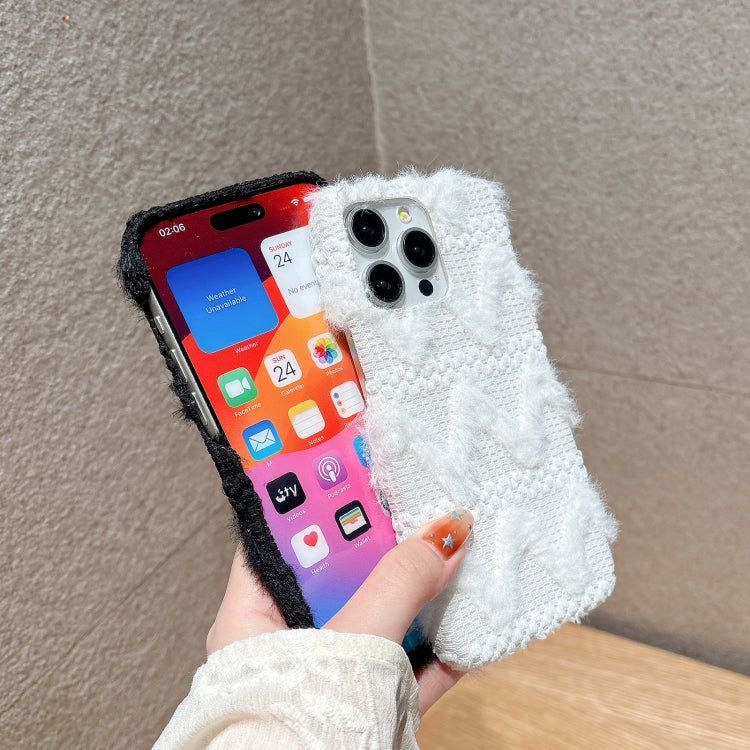 W-texture Plush TPU Phone Case, For iPhone 13 Pro, For iPhone 13, For iPhone 13 Pro Max