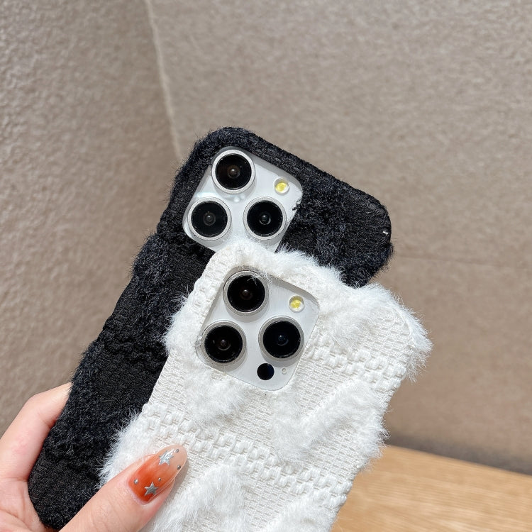 W-texture Plush TPU Phone Case, For iPhone 13 Pro, For iPhone 13, For iPhone 13 Pro Max