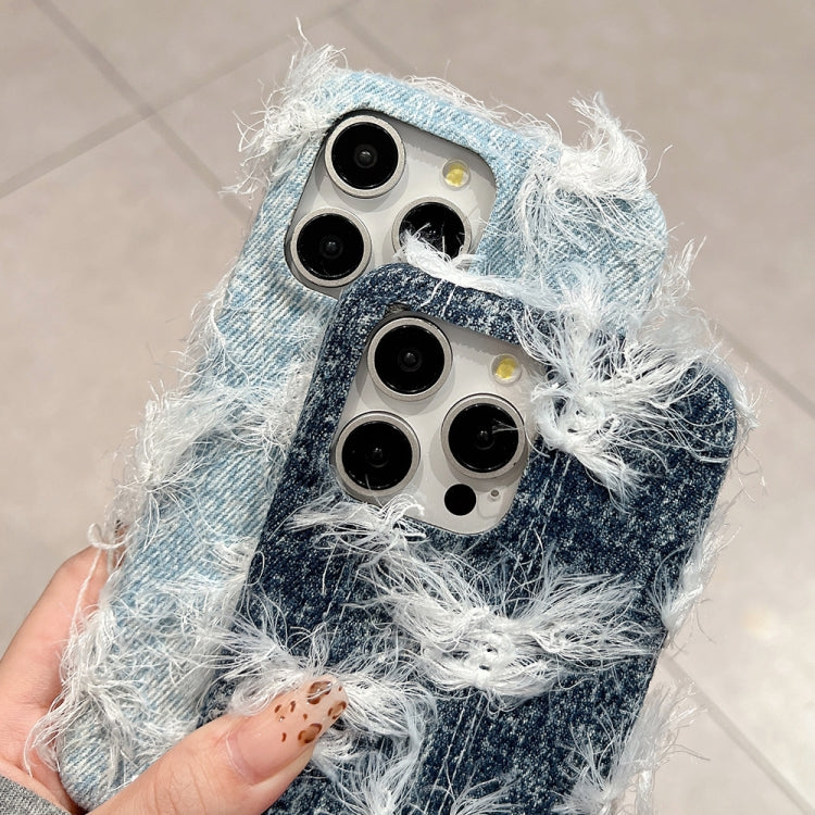 Camellia Denim Plush TPU Phone Case, For iPhone 14 Plus, For iPhone 14, For iPhone 14 Pro, For iPhone 14 Pro Max, For iPhone 13 Pro Max, For iPhone 13 Pro, For iPhone 13