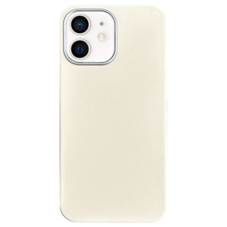 Litchi Pattern Silver Edge Camera Frame Material Phone Case, For iPhone 11, For iPhone 11 Pro, For iPhone XS / X, For iPhone XR