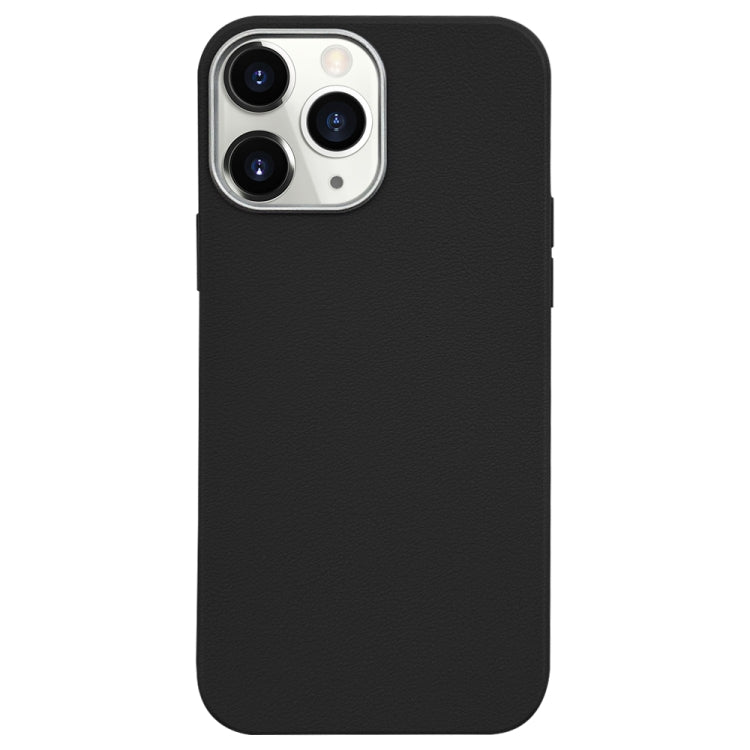 Litchi Pattern Silver Edge Camera Frame Material Phone Case, For iPhone 11, For iPhone 11 Pro, For iPhone XS / X, For iPhone XR