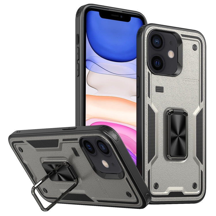 Ring Holder PC Hybrid TPU Phone Case, For iPhone 11