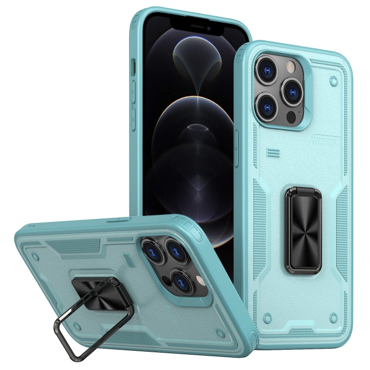 Ring Holder PC Hybrid TPU Phone Case, For iPhone 12, For iPhone 12 Pro Max, For iPhone 12 Pro