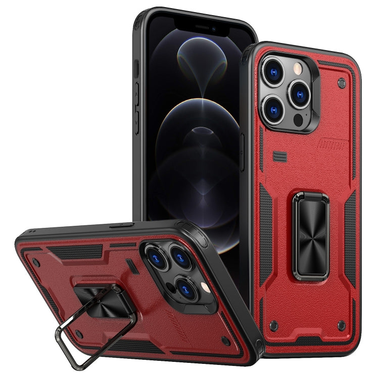 Ring Holder PC Hybrid TPU Phone Case, For iPhone 12, For iPhone 12 Pro Max, For iPhone 12 Pro