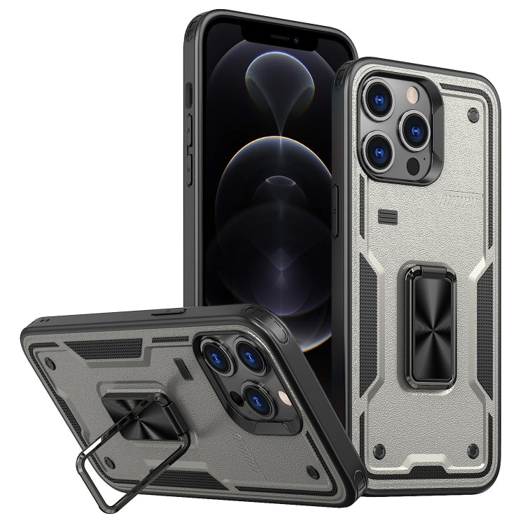 Ring Holder PC Hybrid TPU Phone Case, For iPhone 12, For iPhone 12 Pro Max, For iPhone 12 Pro