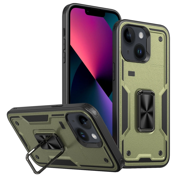 Ring Holder PC Hybrid TPU Phone Case, For iPhone 13 Pro Max, For iPhone 13 Pro, For iPhone 13