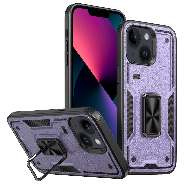 Ring Holder PC Hybrid TPU Phone Case, For iPhone 13 Pro Max, For iPhone 13 Pro, For iPhone 13