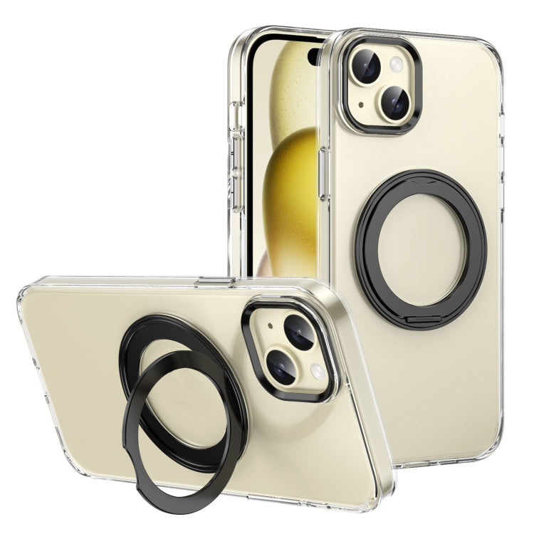 Ice-Cold Rotating Ring Holder PC MagSafe Phone Case, For iPhone 15 Pro Max, For iPhone 15 Pro, For iPhone 15 Plus / 14 Plus, For iPhone 15