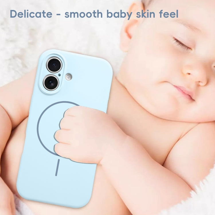 Fine Hole Liquid Silicone MagSafe Phone Case, For iPhone 15, For iPhone 14 Plus, For iPhone 14
