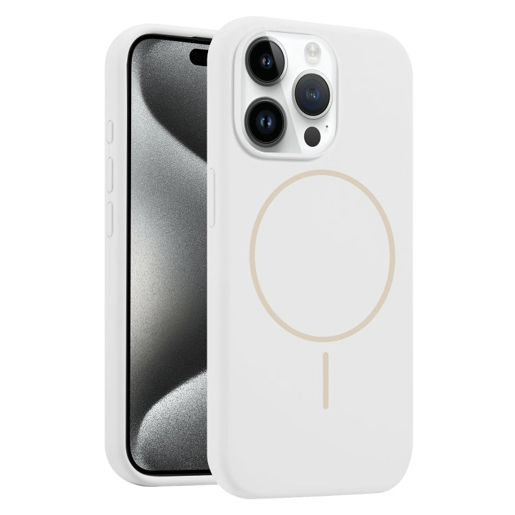 Liquid Silicone MagSafe Phone Case, For iPhone 15 Pro Max, For iPhone 15 Pro