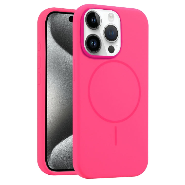 Liquid Silicone MagSafe Phone Case, For iPhone 15 Pro Max, For iPhone 15 Pro