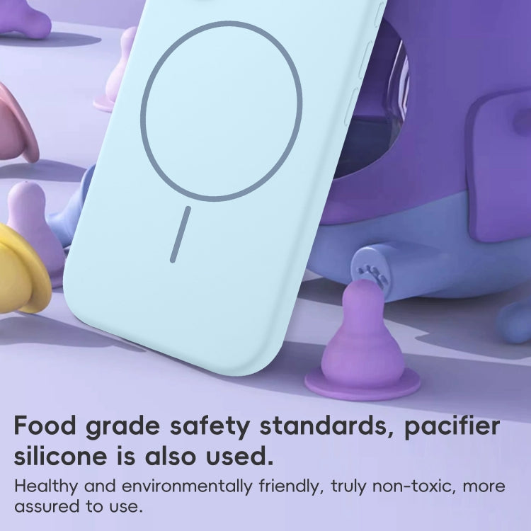 Liquid Silicone MagSafe Phone Case, For iPhone 15 Pro Max, For iPhone 15 Pro