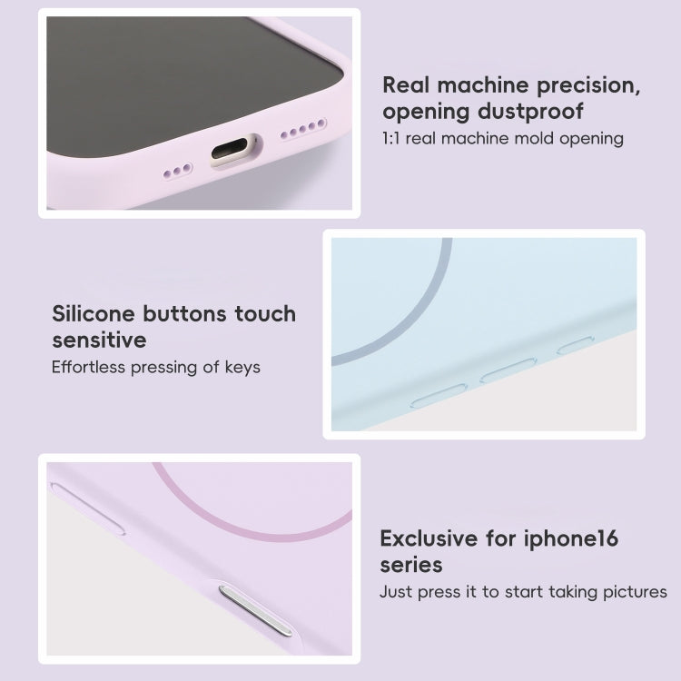 Liquid Silicone MagSafe Phone Case, For iPhone 15 Pro Max, For iPhone 15 Pro