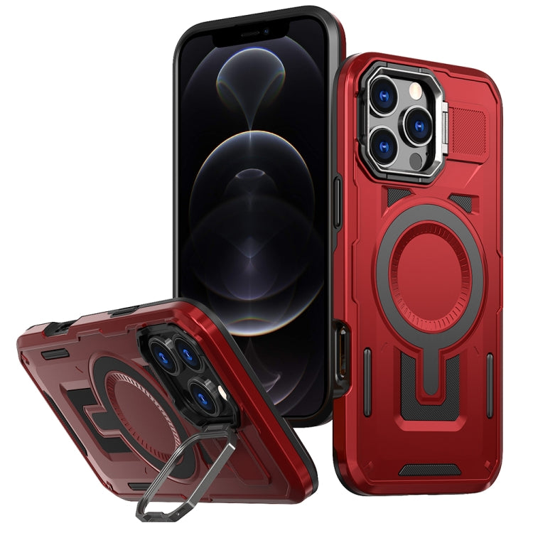Shield Hollow Frame Holder MagSafe Phone Case, For iPhone 12 Pro Max, For iPhone 11, For iPhone XR