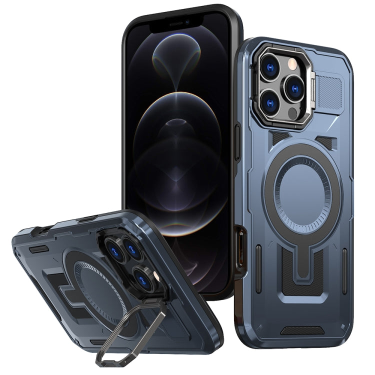 Shield Hollow Frame Holder MagSafe Phone Case, For iPhone 12 Pro Max, For iPhone 11, For iPhone XR