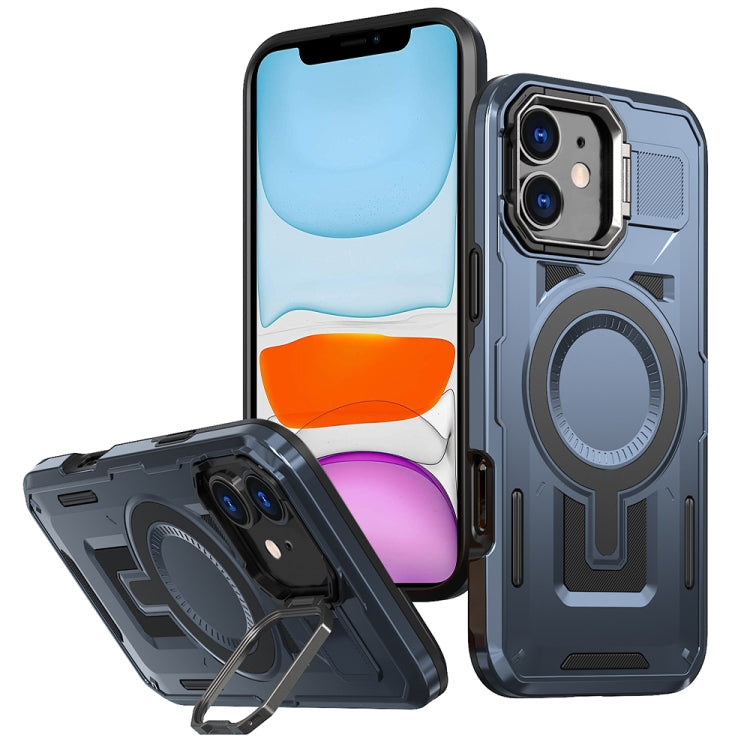 Shield Hollow Frame Holder MagSafe Phone Case, For iPhone 12 Pro Max, For iPhone 11, For iPhone XR