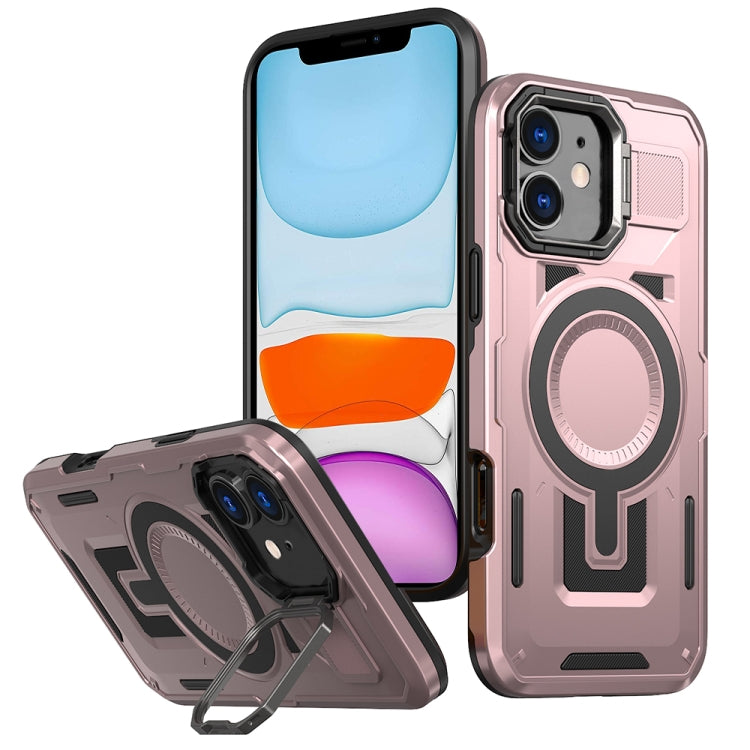 Shield Hollow Frame Holder MagSafe Phone Case, For iPhone 12 Pro Max, For iPhone 11, For iPhone XR