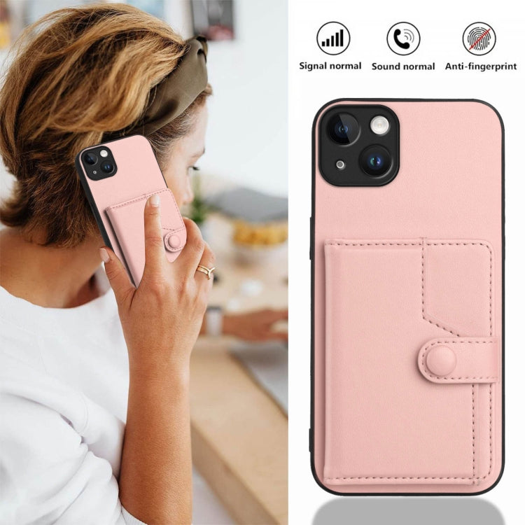 Button Card Bag RFID Anti-theft Phone Case