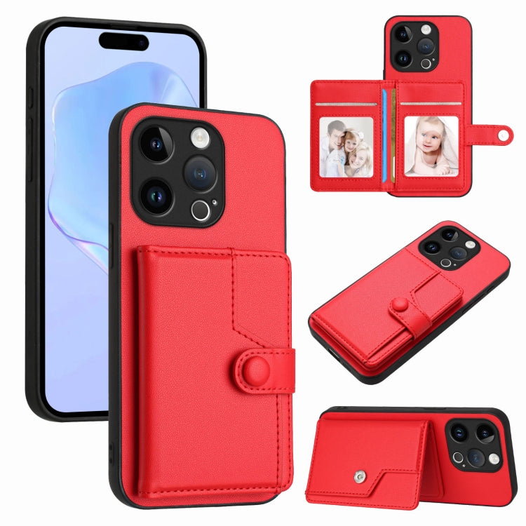 Button Card Bag RFID Anti-theft Phone Case